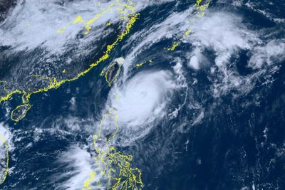 Taiwan braces for strong wind and rain as Typhoon Koinu approaches the island