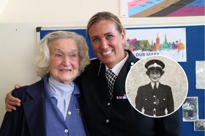 One of the first female police drivers in Scotland returns to her old beat