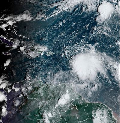 Tropical Storm Philippe pelts northeast Caribbean with heavy rains and forces schools to close