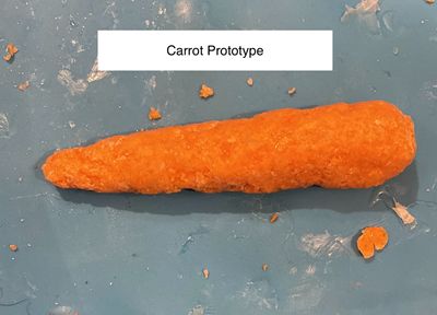 A new kind of 3D-printed carrot, in the words of its Qatar-based inventors