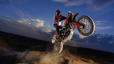 2024 Ducati DesertX Rally Ups The Suspension And Wheel Specs For Adventure