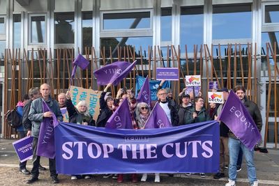 Culture sector brands funding cut 'huge betrayal' during Holyrood protest