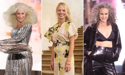 Makeup is out, grey hair is in: the week it became cool for women to look their age