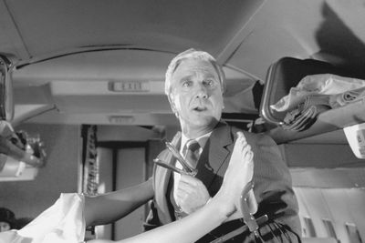 Airplane!: "When stupidity is elevated"