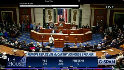McCarthy ousted as speaker — how House members from Illinois voted