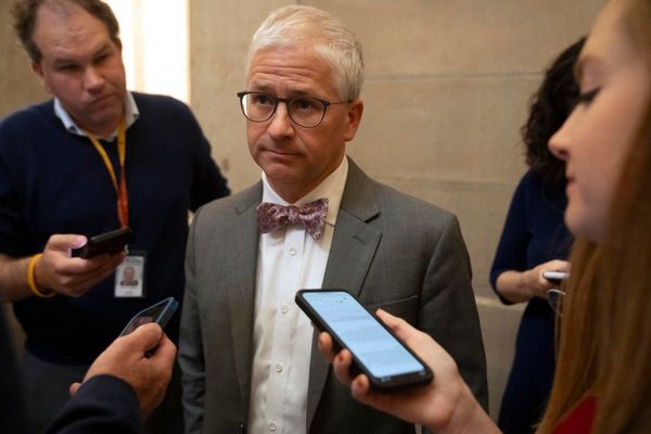 Rep. Patrick McHenry of North Carolina is the leader of the House, at least for now