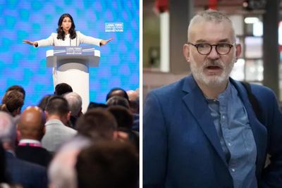 Senior Tory hits back at Suella Braverman after heckling her conference speech