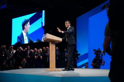 Rishi Sunak takes aim at Nicola Sturgeon in Tory conference speech