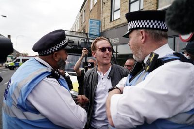 Laurence Fox arrested as footage shows his home being raided by police