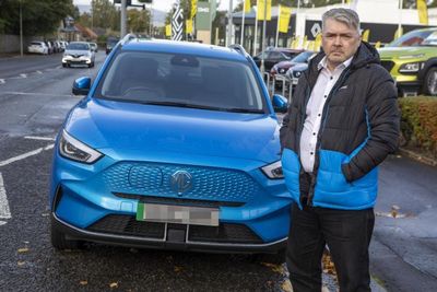 Scottish man's fear as his plush new electric car 'started driving itself'