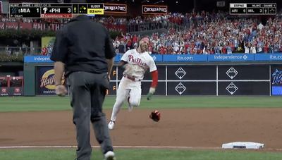 Bryce Harper Had Perfect Response for Why He Blew Off His 3B Coach's Stop Sign to Score Electric Run