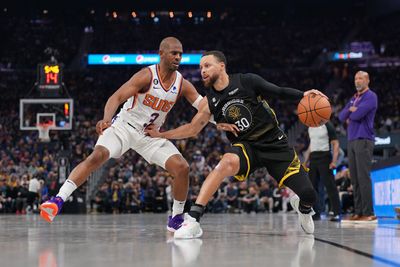 Watch: Steph Curry and Chris Paul at Warriors practice facility