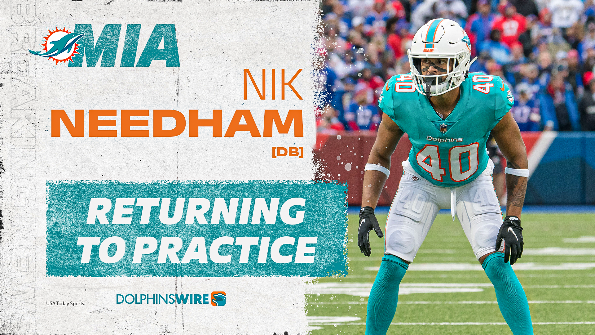 Dolphins Want To Re-Sign CB Nik Needham