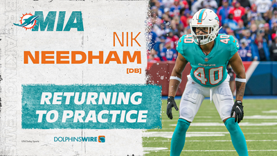 Dolphins DB Nik Needham returning to practice, could play Week 5