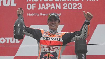 Former world MotoGP champion Marc Marquez leaving Honda