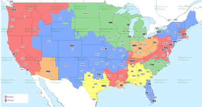 Eagles vs. Rams: TV broadcast map for Week 5