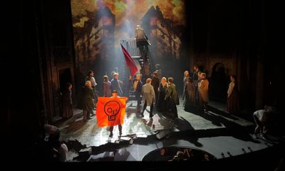 Just Stop Oil protest disrupts Les Misérables performance in London