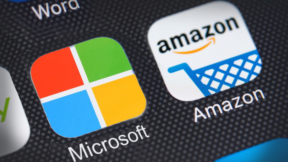 Amazon, Microsoft slip lower as Britain opens probe…