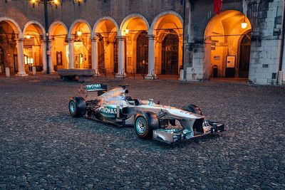Hamilton's first F1 race-winning Mercedes to go on auction at Las Vegas GP