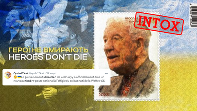 No, Ukraine didn’t release a postal stamp of a pro-Nazi soldier