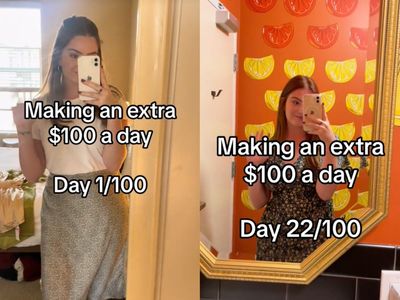 Woman challenged herself to earn an extra $100 at the end of every workday - and she’s sharing her results