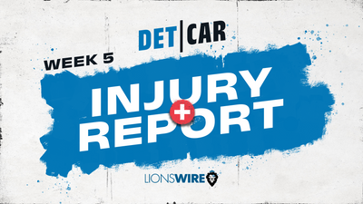 Lions injury update for Week 5: Thursday’s report still has 3 out, 6 limited