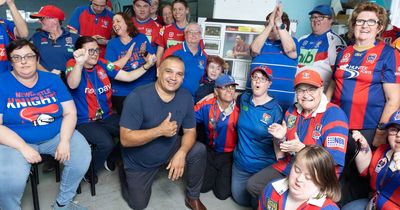 What happened what footy-obsessed Aruma employees met an ex Knight