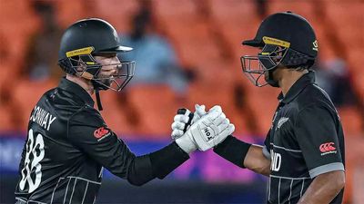 World Cup: Devon Conway, Rachin Ravindra slam tons as New Zealand hammer England