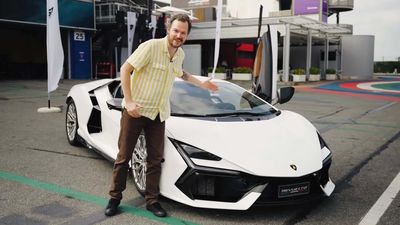 Watch Us Drive The 1,001-HP Lamborghini Revuelto Around Vallelunga Circuit