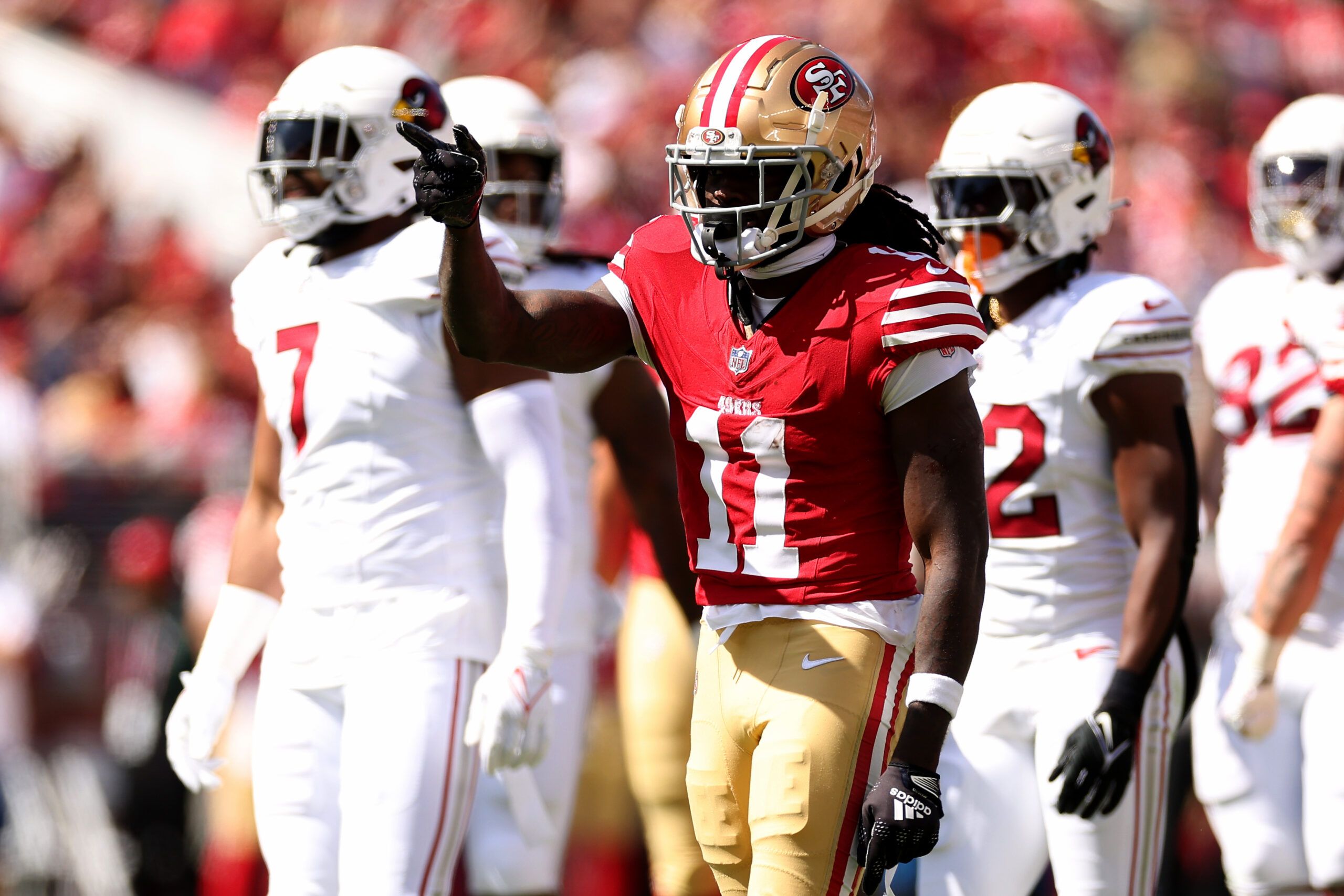 49ers receiver Brandon Aiyuk will miss game against Giants with shoulder  injury, World