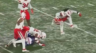 College Football Player Appeared to Suffer Gruesome Leg Injury While Celebrating