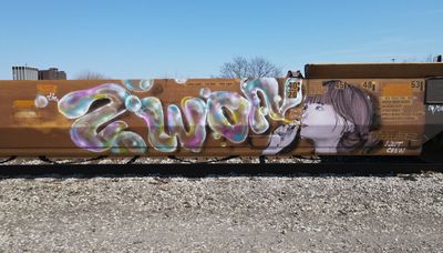 Painting from rooftops and tagging trains, graffiti artist Zwon is making his mark on Chicago