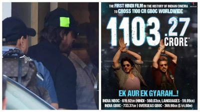 Shah Rukh Khan jets out of the city with Gauri Khan and Suhana Khan as Jawan creates history with Rs 1103 crore box office collection