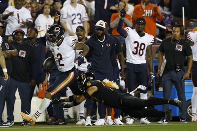 Did Bears WR DJ Moore actually step out of bounds on potential TD?