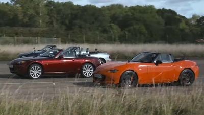 See Which Mazda MX-5 Miata Generation Is Quickest In Drag Race