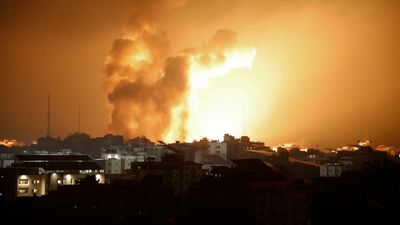 All-out war: Israel pounds Gaza after militants infiltrate in a large-scale attack