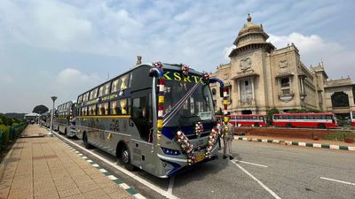 KSRTC launches new fleet: Karnataka CM unveils 40 ‘Pallakki’ sleeper buses and 100 ‘Sarige’ variants