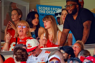 Taylor Swift Sparks Romance Speculation As She Attends Football Game With Travis Kelce’s Mother
