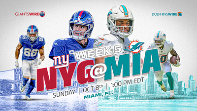 Giants vs. Dolphins: Time, television, radio and streaming schedule