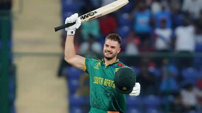 Aiden Markram smashes fastest World Cup ton as South Africa amass record total