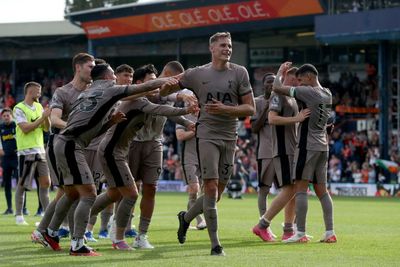 Ten-man Tottenham go top to mark best ever start to Premier League season