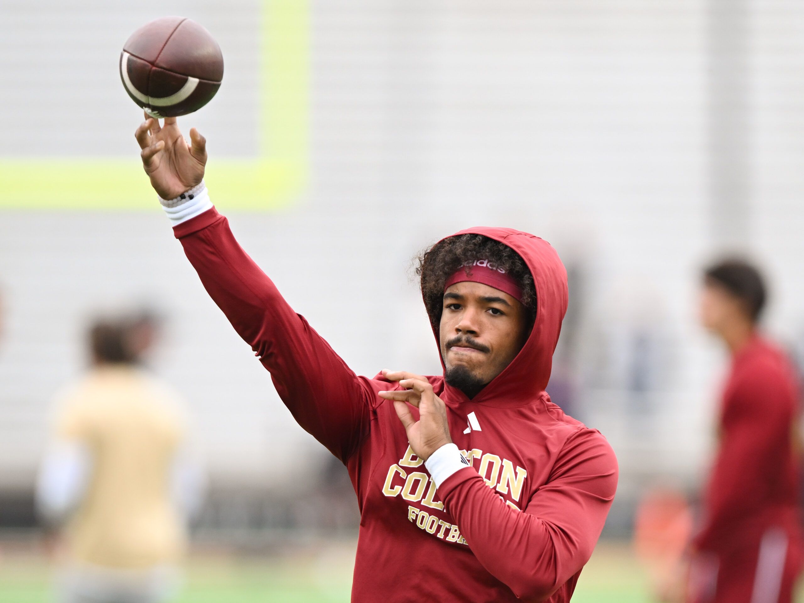 Official Flattens Boston College Quarterback Thomas