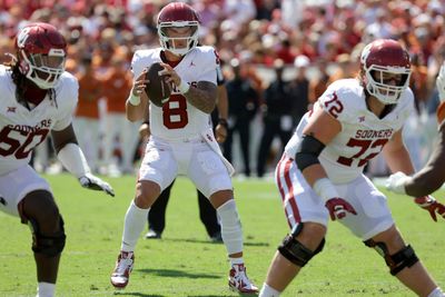 Oklahoma QB Dillon Gabriel wokring his way into the mix for the 2024 NFL draft