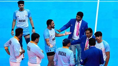Gold at stake, India-Iran kabaddi tie spills into chaos