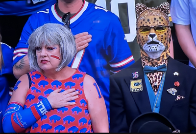 NFL Fans Had So Many Jokes About This Jaguars Fan Spotted at London Game