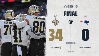 Instant Analysis: Patriots get shut out at home by Saints in 34-0 loss