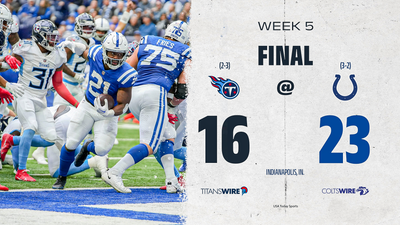 Colts defeat Titans, 23-16: Everything we know from Week 5