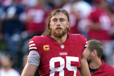 Brock Purdy delivers touchdown pass to George Kittle