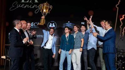On Carlsen's invite, Raunak helps world no.1 win first European chess title