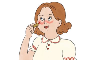 Does blusher applied in a W shape give a more natural look?